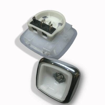 SWITCH BUTTON GPB1210 CHROME OPAL- 597683